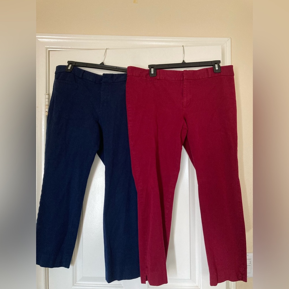 Banana republic Sloan fit pants, both are size 14